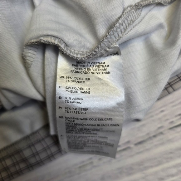 Adidas Golf Men's XL Ultimate 365 Polo Shirt Polyester Spandex Gray Plaid - Picture 5 of 10